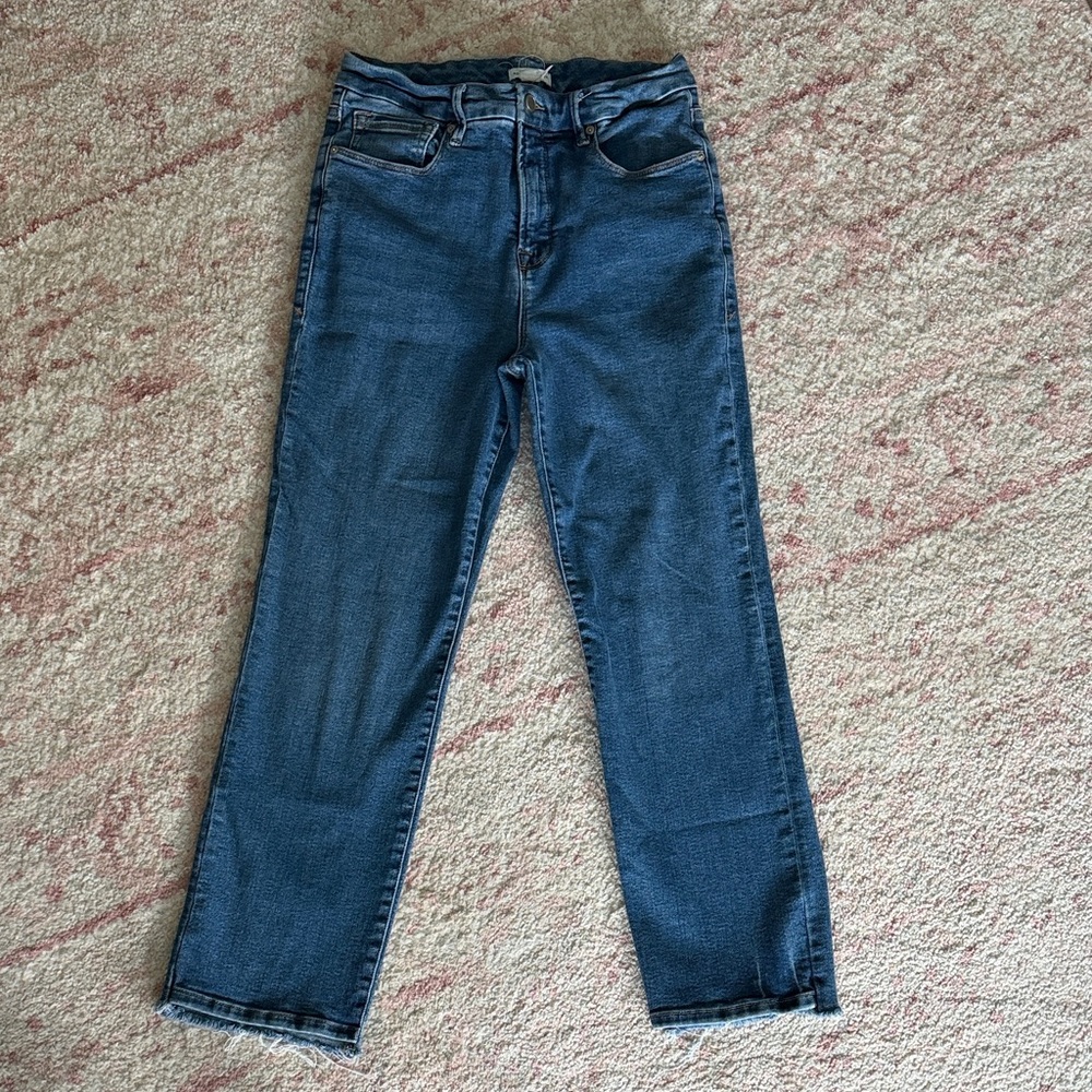Good American Good Legs Straight Jeans